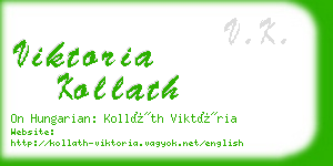 viktoria kollath business card